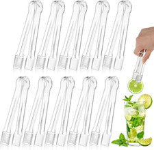 10 Pinzas Plástico Para Servir Desechables Utensilios Para Cocina Fiesta Buffet