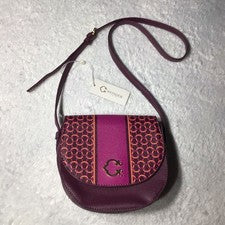Mujer C. Wonder By Christian Siriano Cartera Bolso Bandolera Púrpura Nuevo con Etiquetas