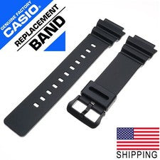 Correa de reloj Casio negra genuina - MRW-210H-1A2V MRW-210H-1AV MRW-210H-7AV