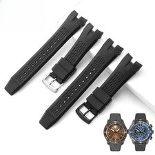 Correa de reloj de silicona de goma muesca 24 mm para ciudadano AW1475 1476 1615 CA4154