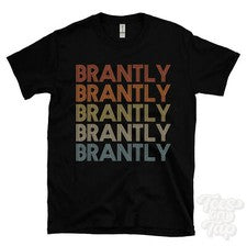 CAMISETA ESTILO RETRO BRILLANTEMENTE REPETIDA Hombre y Mujer Novedad Genial Nombre Regalo