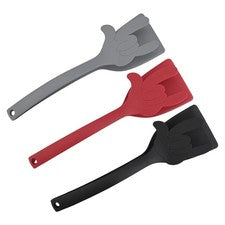 Pack de 3 Alicates 2 en 1 Nylon Flip Espátula para Girar y Servir sin esfuerzo