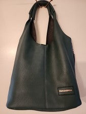 Bolso de mano hobo de hombro holgado de cuero verde azulado Montana West para mujer nuevo sin etiquetas