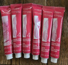 Lote De 6 Tubos Acondicionador Profundo L'Oréal Excellence Crema Cuidado Paso 4