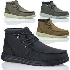 Hombres Sin cordones Espuma con Memoria Informal Inteligente Cálido Caminar Botines Mocasines Zapatos Talla