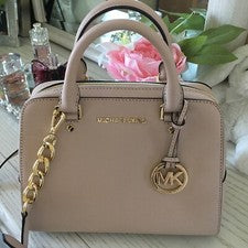 Bolso Bandolera Michael Kors Mujer Cuero Rosa Rubor