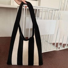 Bolso de ganchillo para mujer, bandolera de moda para fiestas, diario