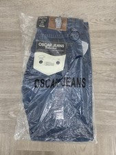 Pantalones de mezclilla Oscar Leg estilo seleccionado 999 para hombre talla 32x32 nuevos con etiquetas