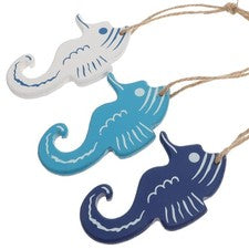 Colgante de pared mediterráneo 3 piezas decoración temática de playa para el hogar océano