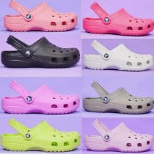 Reino Unido Crocs Clásico Sandalia Zuecos Ligeros Playa Zapatos sin Mangas Zapatilla Talla