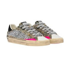 Crime London Sneakers Donna Deconstructed Camo Stradust Bianco Militare