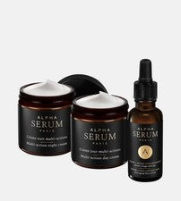 Kit de cuidado facial Alpha Serum Paris / Contenido: Day cream + Night cream + Face serum