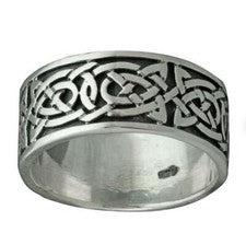 Anillo de plata TRIQUETRA sello vikingo amuleto celta vikingo 925 triqueta rt6