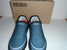 Zapatos deportivos negros Psudo Racer para hombre talla 8M nuevos en caja