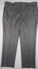 Pantalones Chaps Performance Para Hombre Talla 42x32 Gris Calce Ajustado Estilo CM31DP853 NUEVOS CON ETIQUETAS