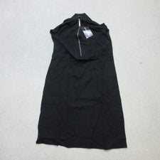 Vestido Apart Negro Talla 34 UK 8 Sin Mangas Detalle Cremallera Moda Para Mujer
