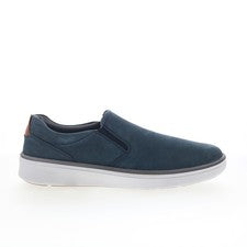 Johnston & Murphy 25-9059 Hombres Cuero Azul Sin Cordones Estilo de Vida Tenis Zapatos 12