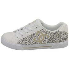 ZAPATOS DC CHELSEA CHEETAH - BLANCO ADJS300243 XWSC MUJER REINO UNIDO TALLAS 5 - 8 PRECIO DE VENTA SUGERIDO POR EL FABRI
