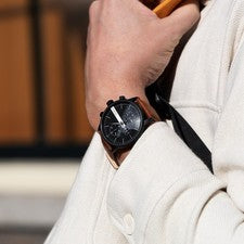 Oozoo Reloj De Pulsera Para Hombre Timepieces Analógico De Cuero Marrón UOC11223