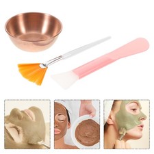 3 juegos de mascarilla facial cuidado spa cepillo pintura artesanal mascarilla herramienta de mezcla