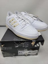Adidas Mujer Break Start Bajo, Blanco/Blanco Crema/Blanco, 8.5 Magnolias JR1477