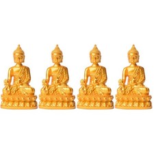 4 Piezas Resina Decoración Escritorio Estatua Decorativa Hogar Accesorios