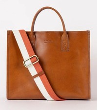 Bolso O MY BAG JACKIE, Coñac, Cuero Clásico, 34,5 x 13 x 28,5 cm,