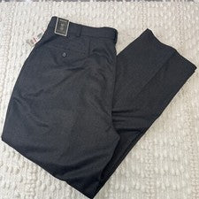 Pantalones de vestir para hombre Alfani 40X32 gris sarga nuevos con etiquetas RN# 15481 estilo 19504GT436