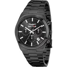 Orologio Sector C300 Cronografo R3273301005 Watch Uomo Acciaio Nero Nuovo PRX