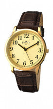 Reloj Limit Para Hombre Con Esfera Crema Y Correa Marrón 5610