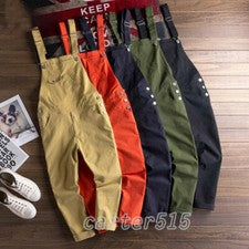 Moda Para hombres Informal Tirantes Mono Pantalones Monos Algodón Pantalones Mamelucos