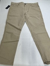 Pantalones para hombre Tommy Hilfiger color tostado mazo estilo chino 38x34 NUEVO