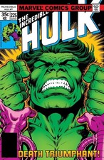THE INCREÍBLE HULK #225 CUBIERTA DE CÓMIC impresión de póster 11"x17" decoración del hogar