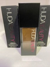 (3)Huda Beauty TRUFA CHOCOLATE 540G Luminosa Mate, Base Líquida, 35 ml