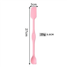 Juego de 4 espátulas de silicona para mini 27,3 cm para pequeños recipientes de cosméticos