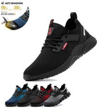 Zapatos de seguridad para hombre SUADEX ligeros con tapa de acero zapatos de trabajo zapatillas