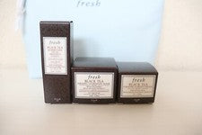 Crema reafirmante de esencia de tratamiento facial de té negro fresco y máscara para pasar la noche 3 un.