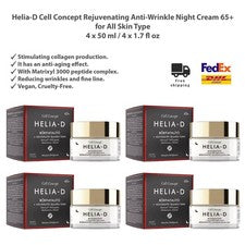 Helia-D Cell Concept Regenerierende Anti-Falten Nachtcreme 65+ Alle Hattypen x4