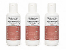 PACK DE 3 ACONDICIONADORES TRATAMIENTO REVOLUTION HAIRCARE PLEX 3 BOND RESTORE 100 ml