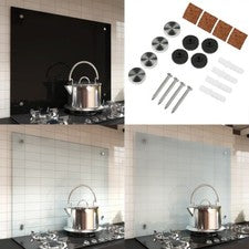Pared trasera de cocina cocina protección contra salpicaduras protección contra salpicaduras protección de pared vidrio 