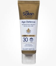 Cuidado solar facial Soltan Once - Age Defense Advanced 8 horas de protección SPF30. 50 ml