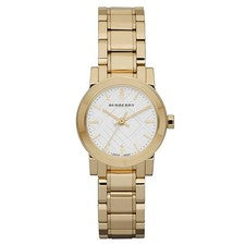 NUEVO RELOJ BURBERRY CITY BU9203 GENUINO PARA MUJER ESFERA A CUADROS DORADO - 2 AÑOS DE GARANTÍA