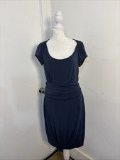 Vestido para mujer RICHARD CHAI azul corredor espalda #AR12 talla 12 nuevo con etiquetas