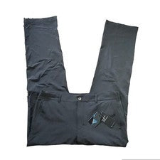 Pantalones chinos de golf Stephen Levelwear nuevos con etiquetas mezcla de spandex negros 36x33 para hombre