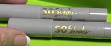 Lote de 2: Belle Beauty SO Shady Long Wear Platinum Shadow Stick 0,095 oz/2,7 g nuevo sin caja