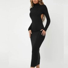 Nueva Falda Larga Talla Grande Otoño Para Mujer Sexy y Moda Sin Espalda S-XL