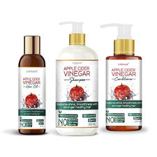 Kit de champú y acondicionador Unisaif orgánico vinagre de sidra de manzana vinagre de manzana, aceite