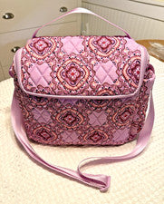 Bolso Bandolera Vera Bradley Almuerzo Aislado en Medallón Lavanda *regalo