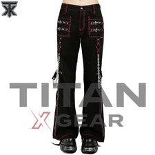 Pantalón rosa gótico de moda para dama