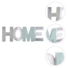 Hogar Letras Decoración Escritorio Decorativo Tablero de Madera Artesanías para Estante